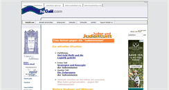 Desktop Screenshot of juden.judentum.org